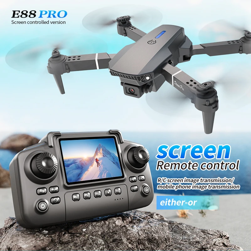 Professional E88 PRO Drone wit - огляд і ціна Drone Surveying