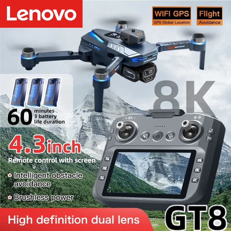 Lenovo GT8 Drone 8K Profession - огляд і ціна Drone Surveying