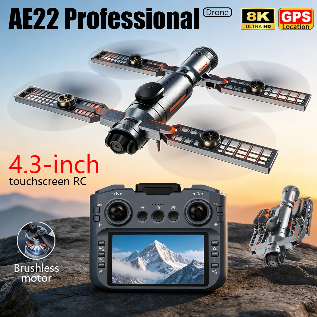 Upgraded AE22 PRO MAX Foldable - огляд і ціна Drone Surveying