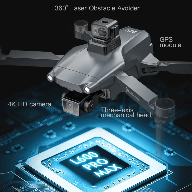 L600 PRO MAX GPS Drone Profess - огляд і ціна Drone Aerial Photography