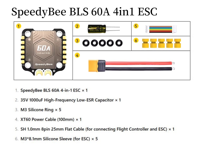 SpeedyBee F4 F405 V4 55A BLS 3 - огляд і ціна Betaflight Fc F4